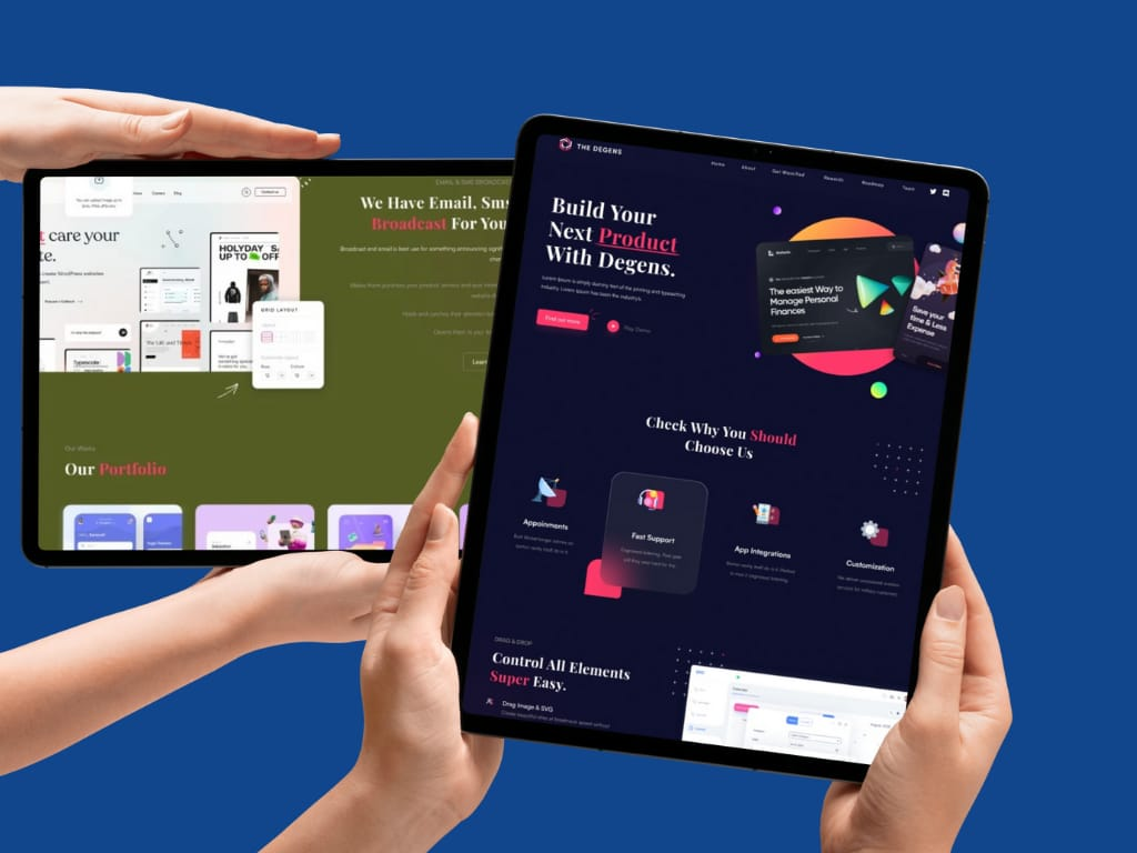 Product Landing Page Design